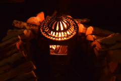 Braskamin skapar stämning